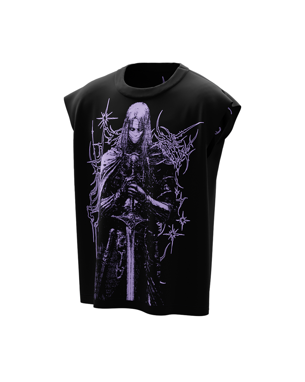 Dissect Black Boxy Unisex Vest