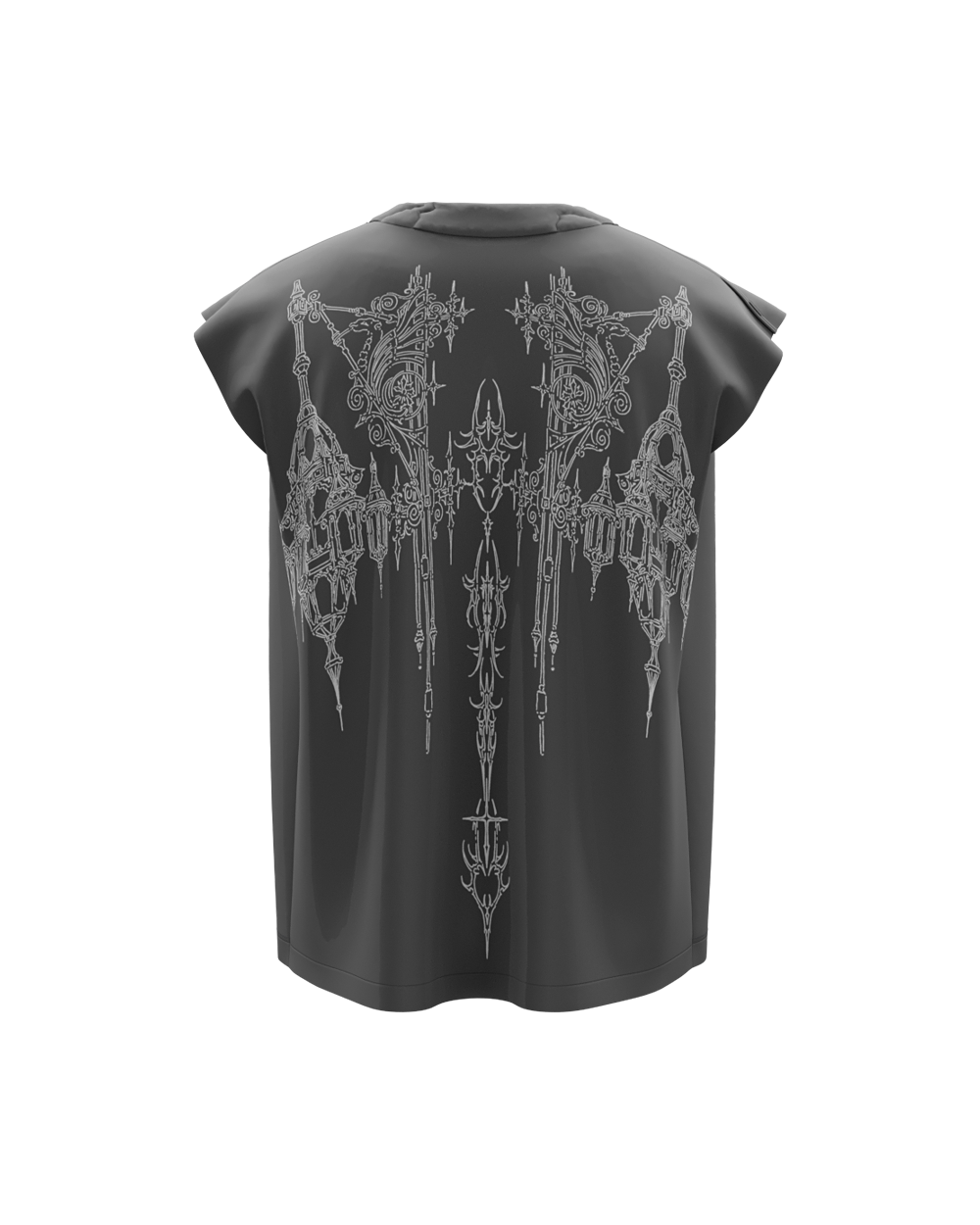 Dredge Dark Grey Unisex Boxy Vest