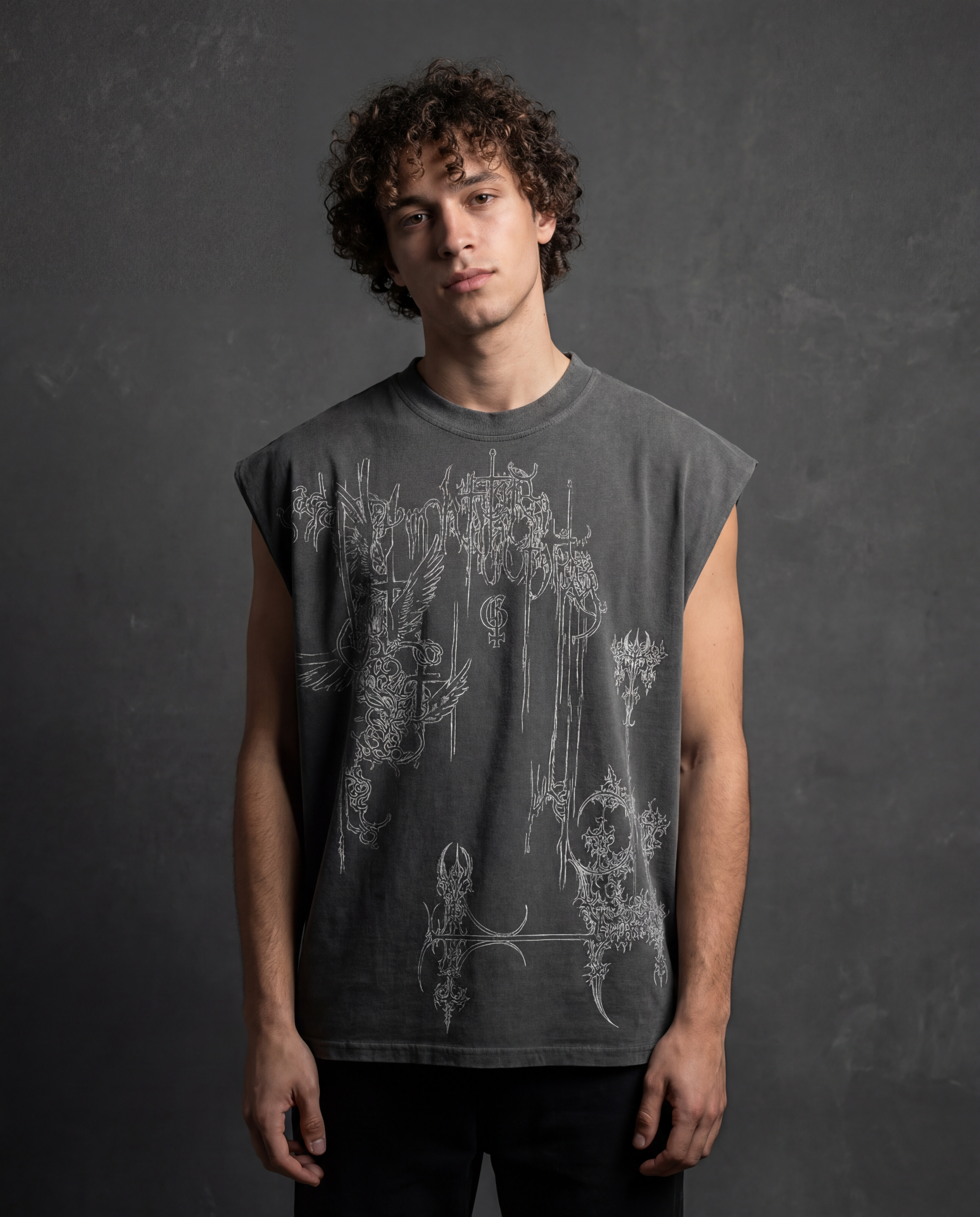 Dredge Dark Grey Unisex Boxy Vest