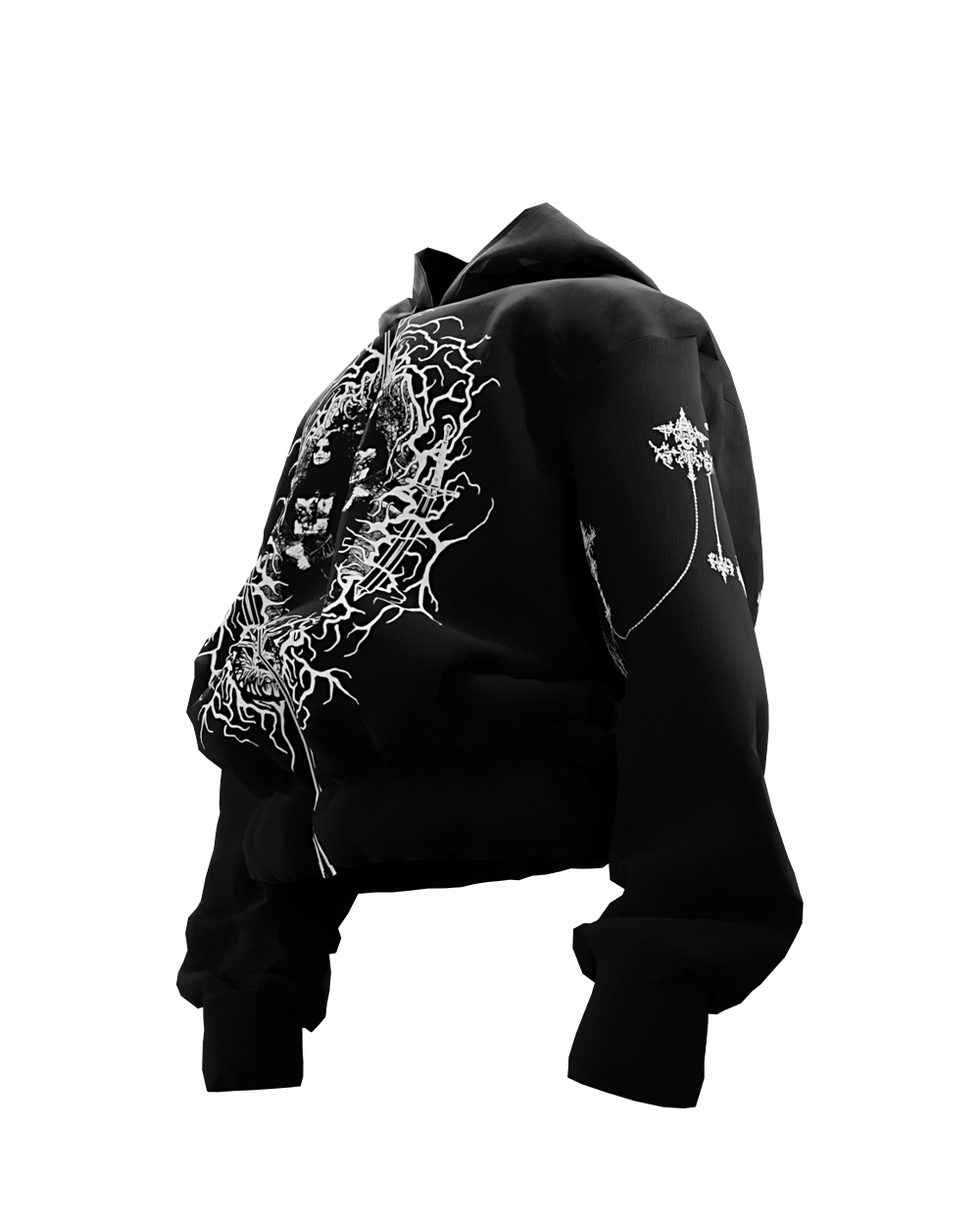 Exorcist Black Unisex Zipper Hoodie