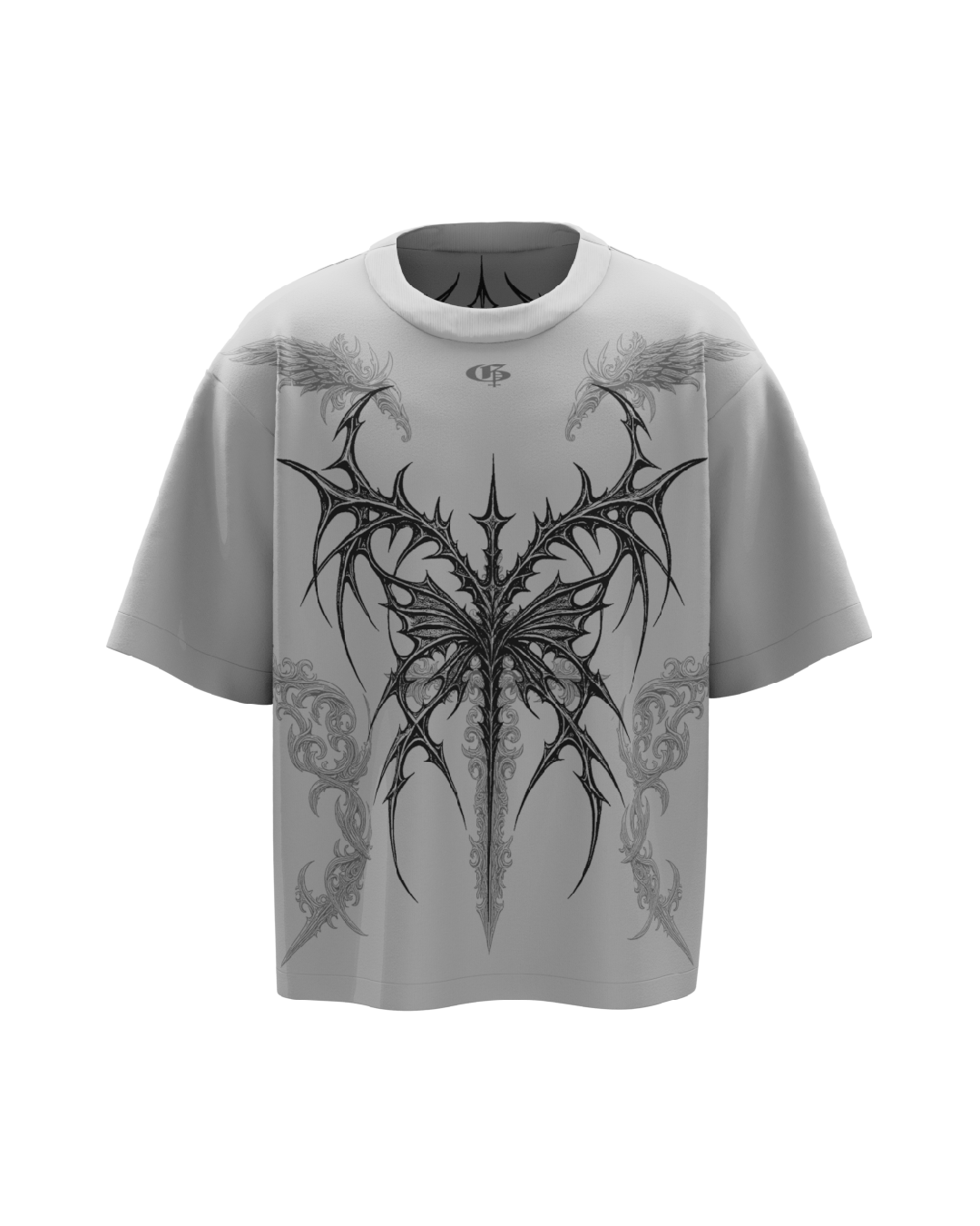 Nemesis Grey Boxy Oversized Tshirt