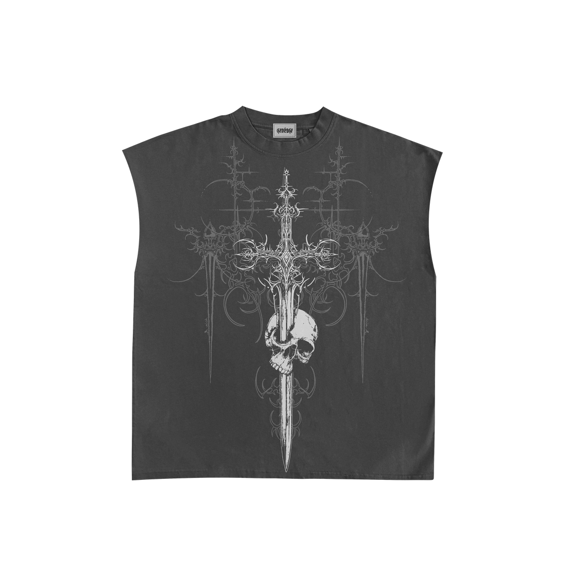 Mrityu Dark Grey Vest