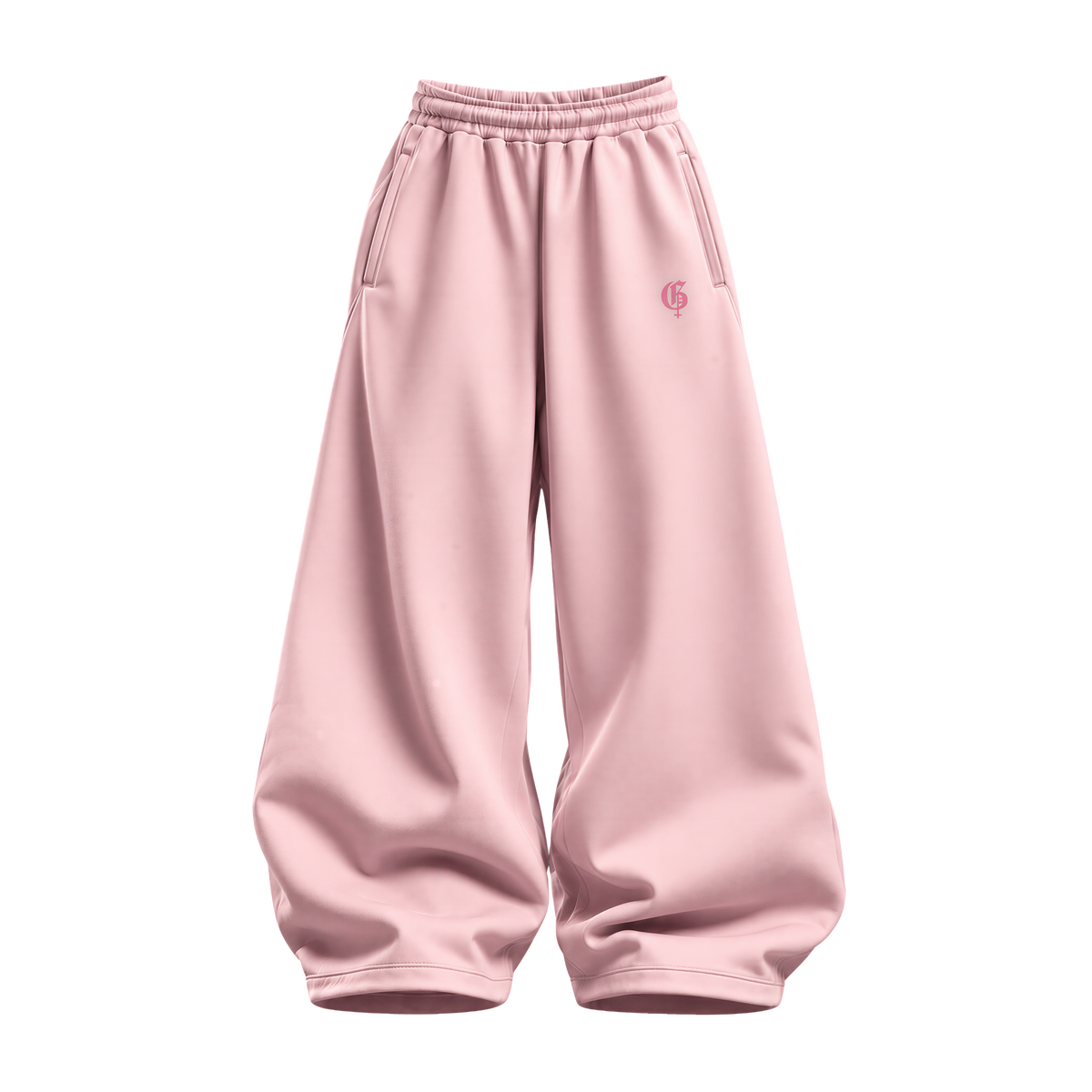 Basic Pink Baggy Pants