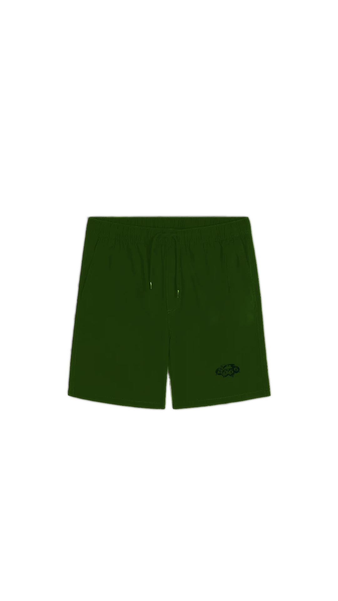 Basic Green Genrage Unisex Shorts