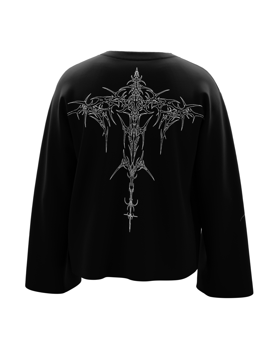 Grave Black Full Sleeve T Shirt