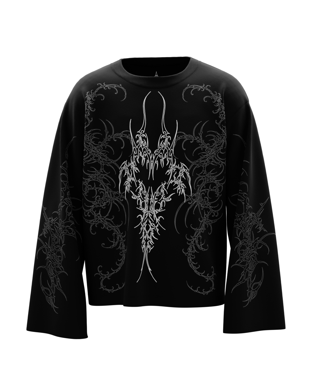 Grave Black Full Sleeve T Shirt