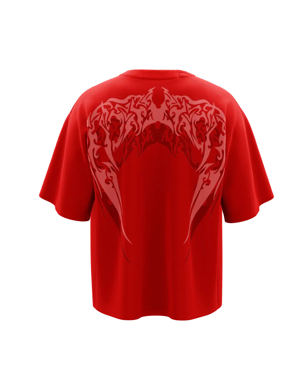 Katsumi Red Unisex Boxy Oversized Tshirt