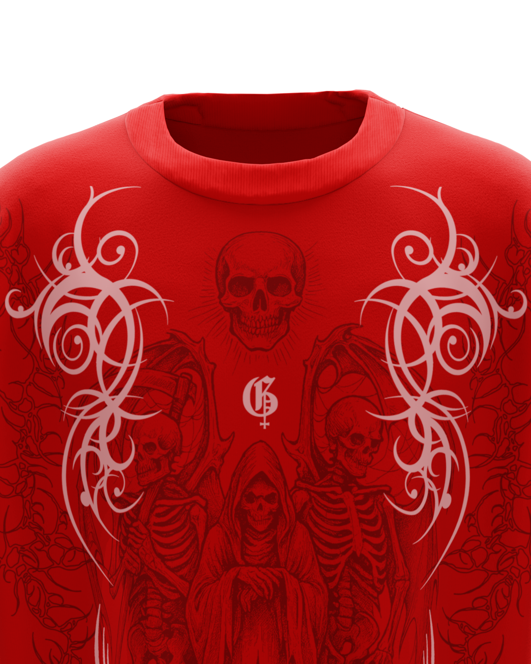 Khoon Red Boxy Unisex Vest