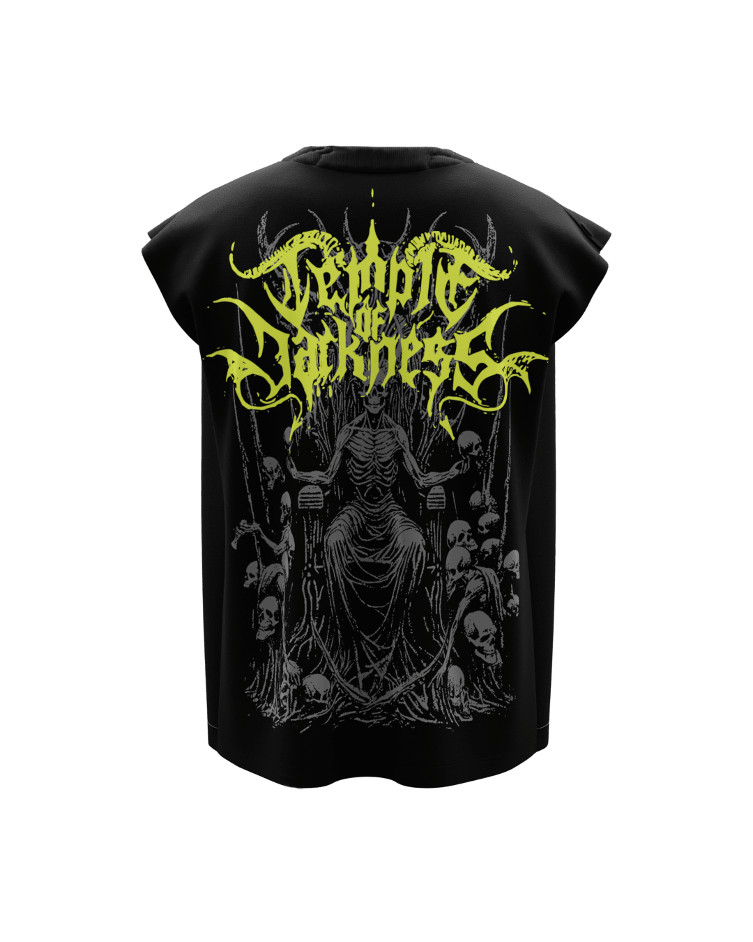 Kshama Unisex Black Boxy Vest