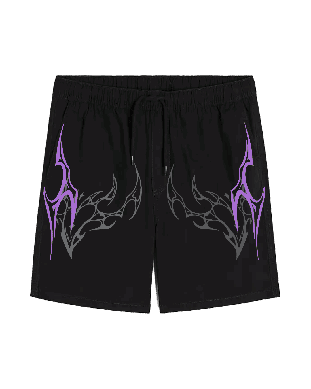 Lethal Unisex Black Shorts