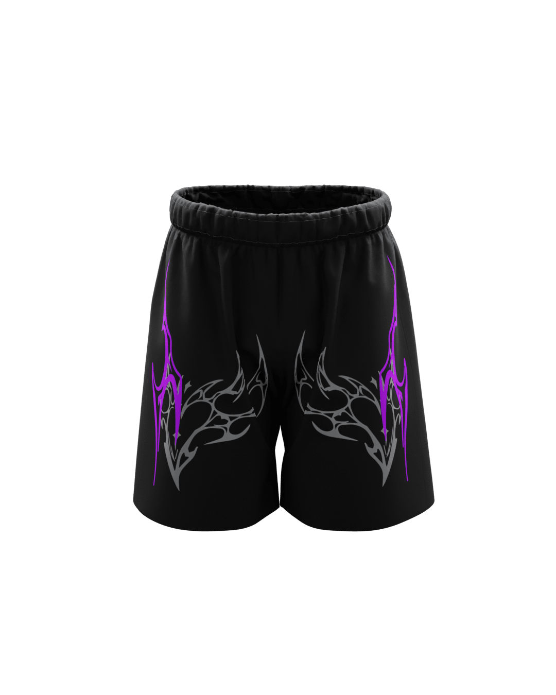 Lethal Unisex Black Shorts