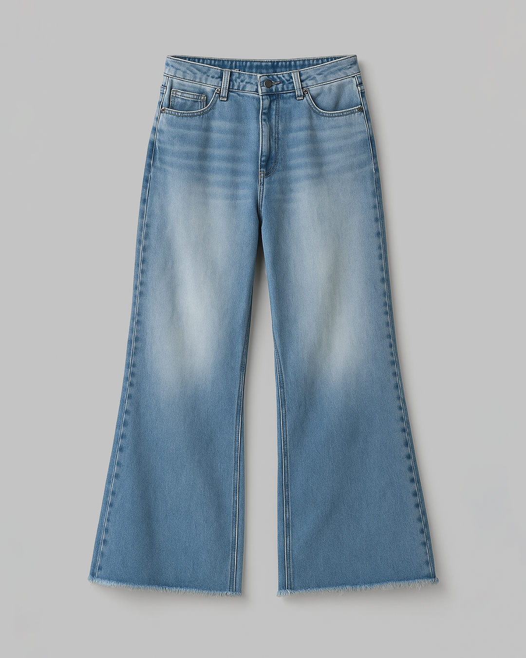 MIST CLOUD BAGGY BOOTCUT JEANS