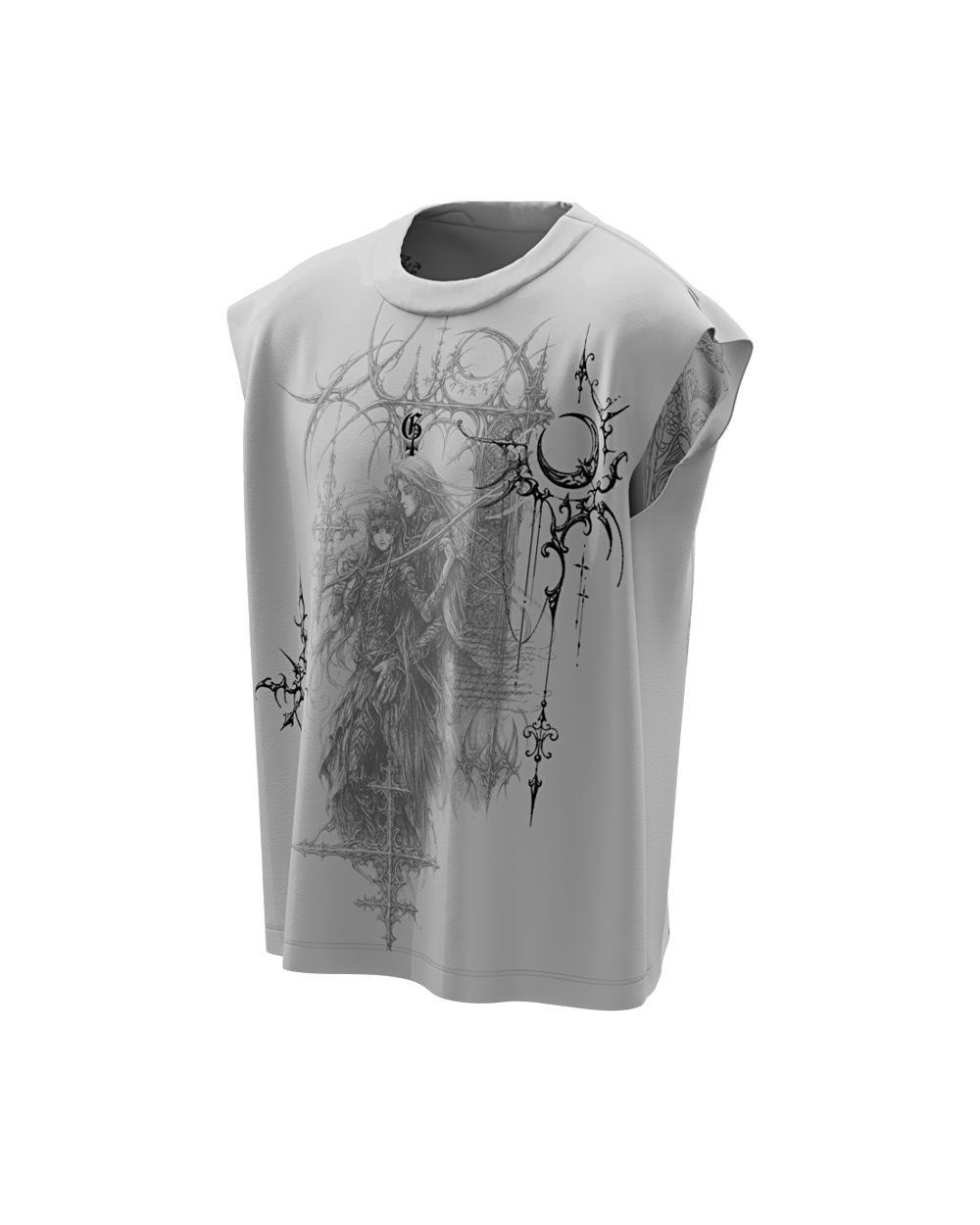 Obsess Grey Unisex Boxy Vest