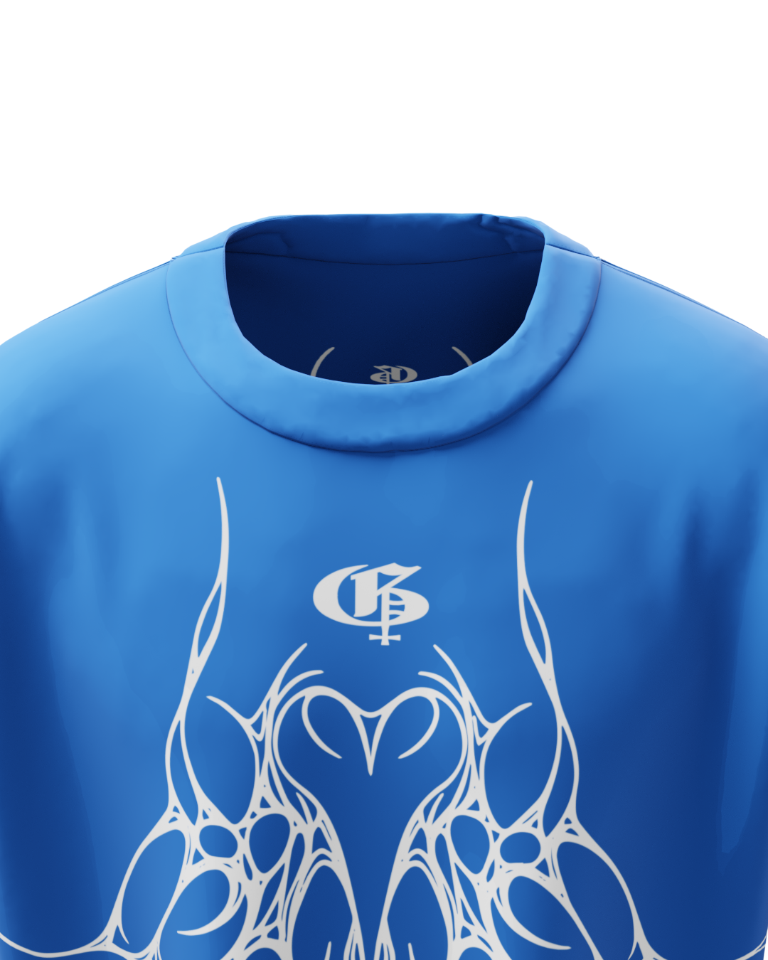 Octagon Royal Blue Boxy Unisex Vest