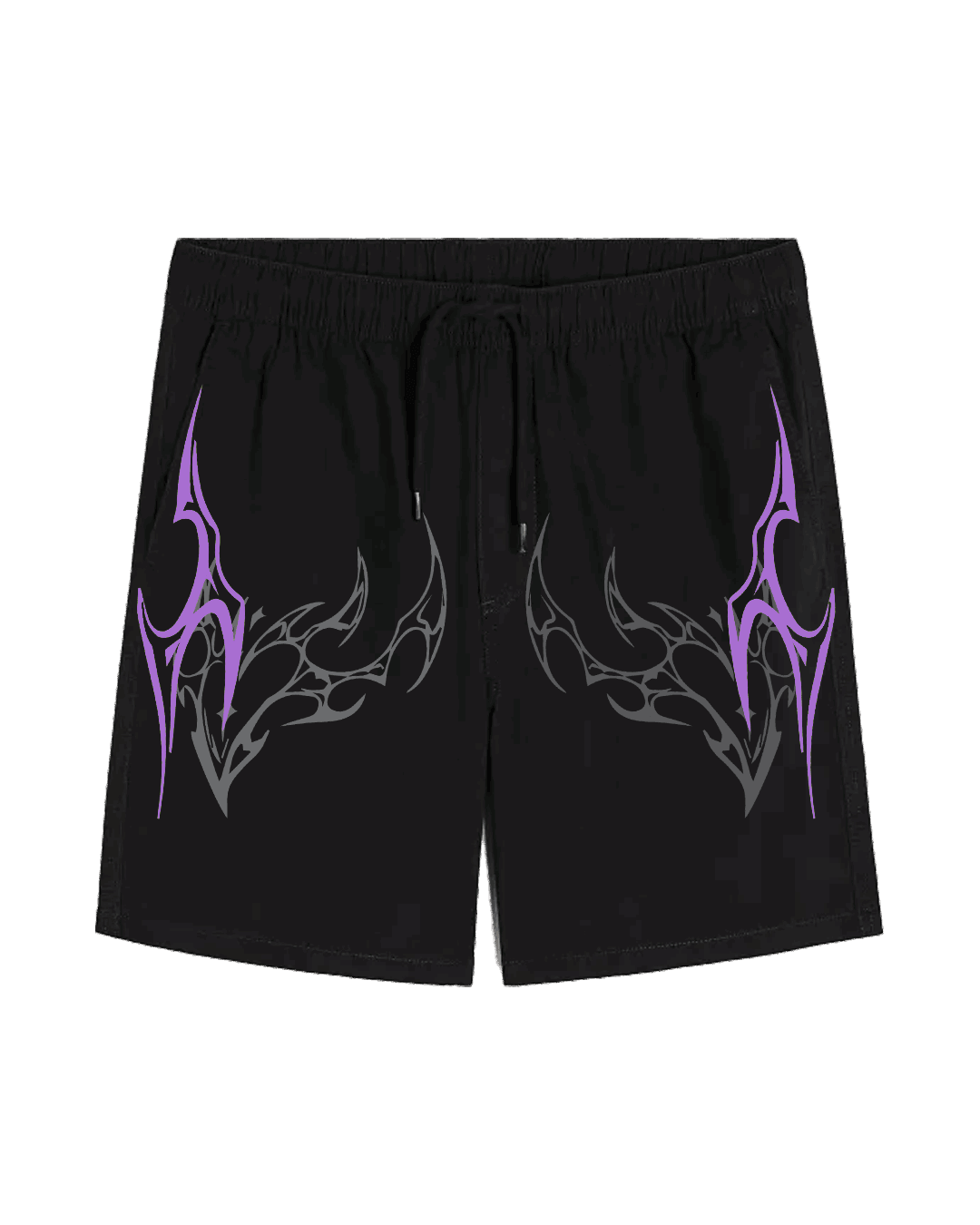 Lethal Unisex Black Shorts - GENRAGE