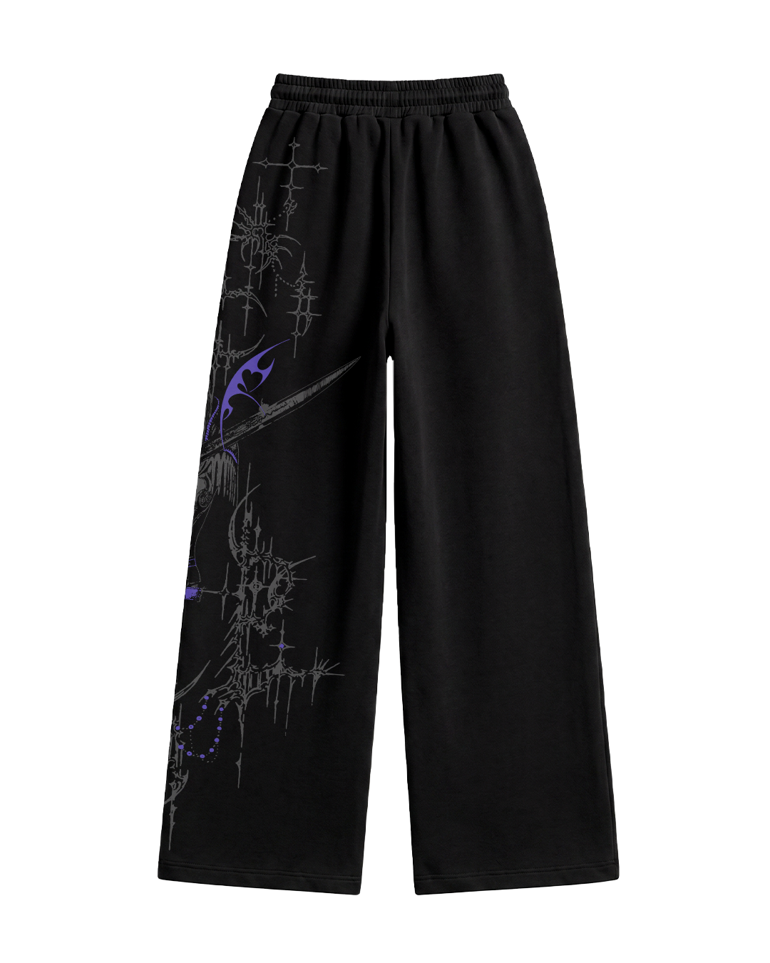 Bruise Black Baggy Pants