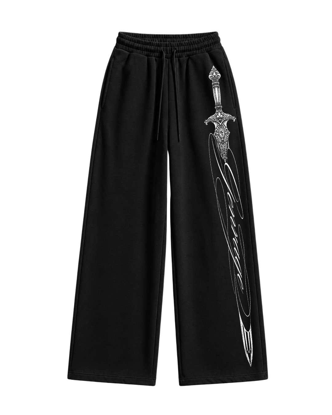 Signature Black Baggy Pants