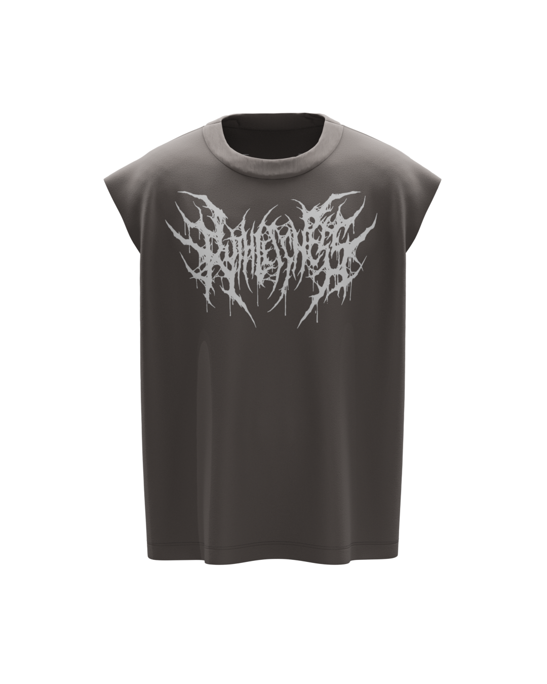 Ruthless Dark Grey Unisex Boxy Vest