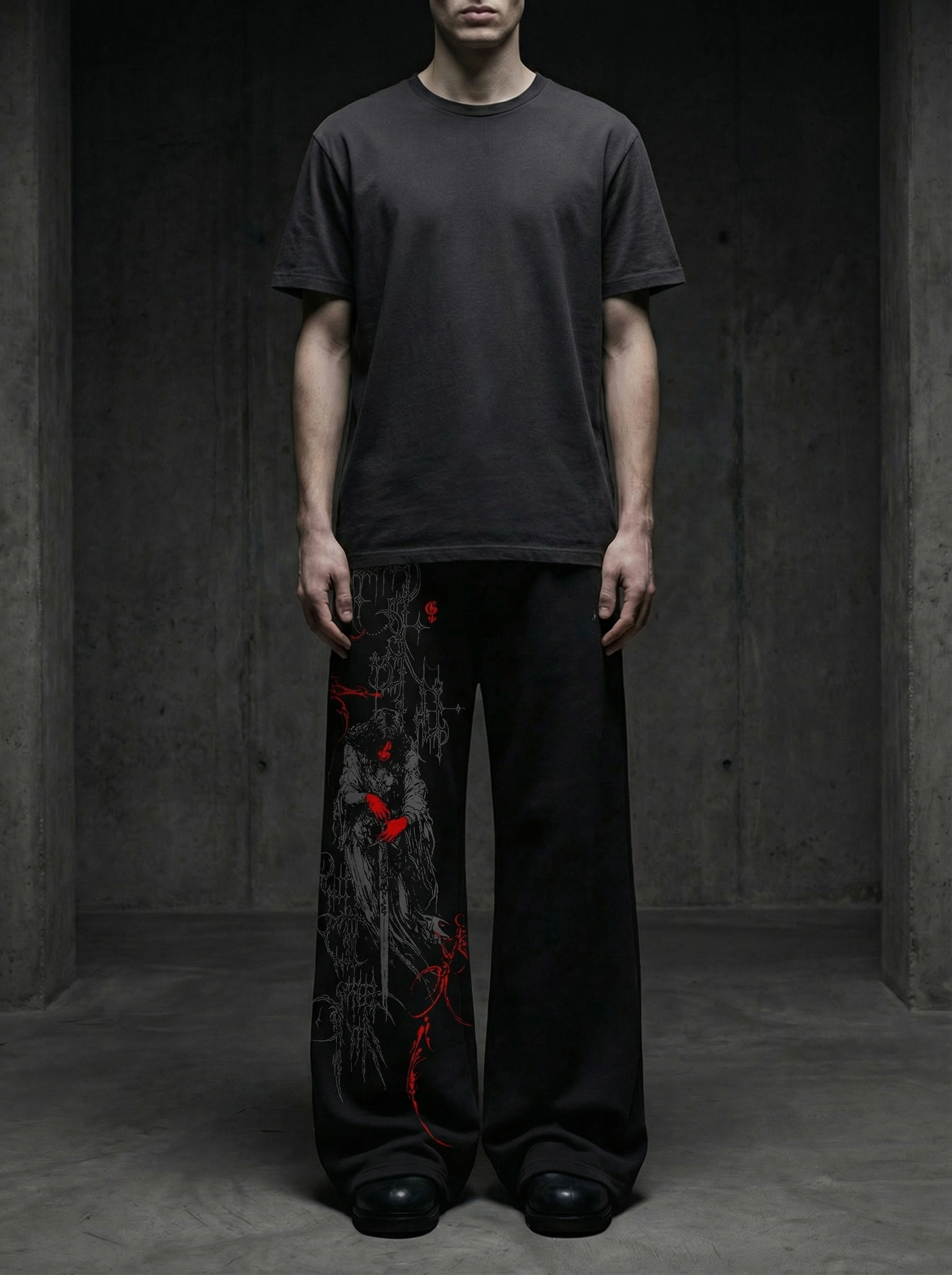 Void Unisex Straight Fit Baggy Pants