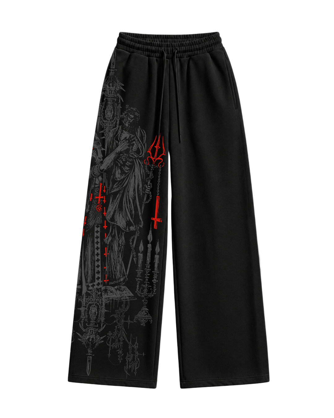 Bleed Black Baggy Pants