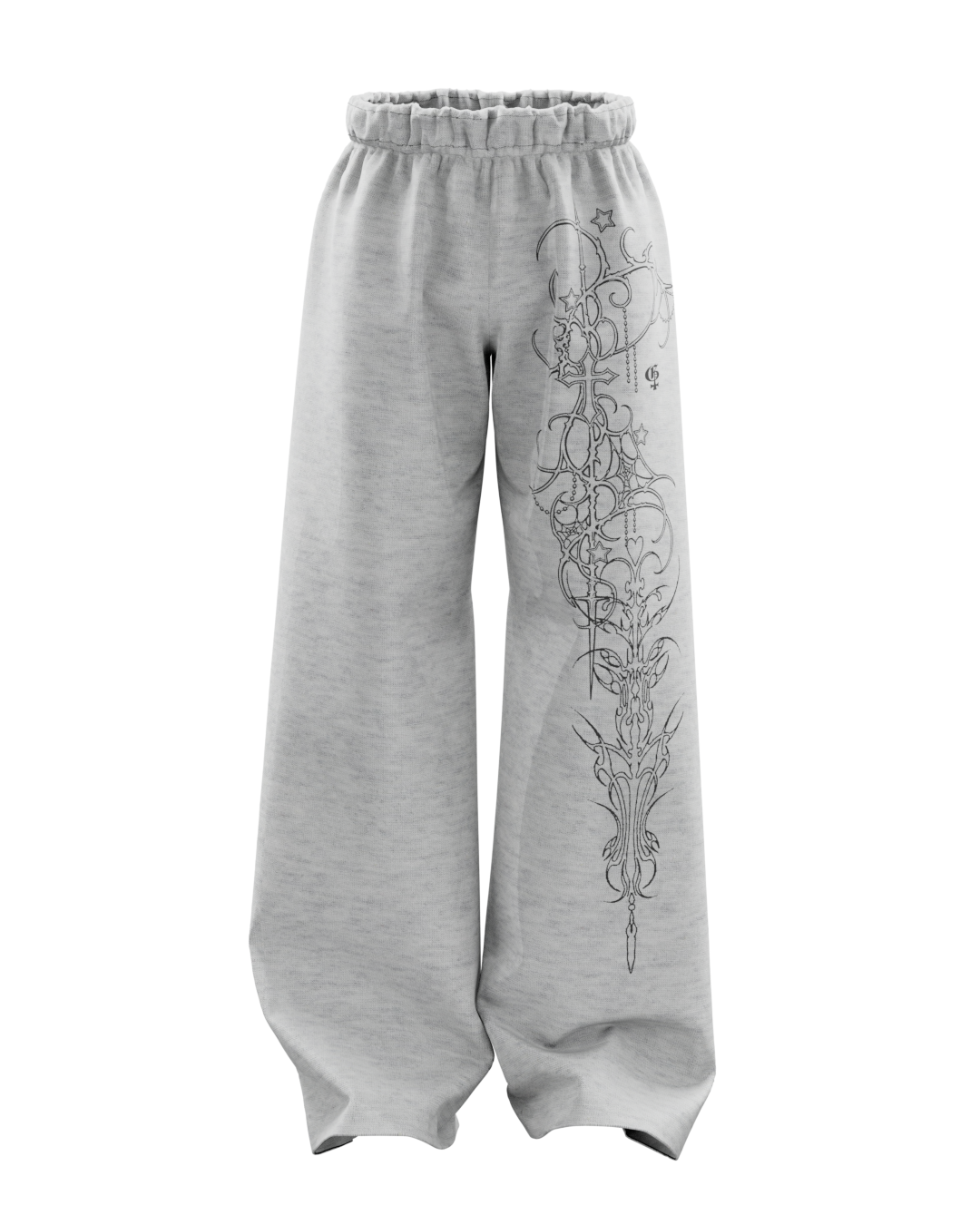 Siege Grey Baggy Pants