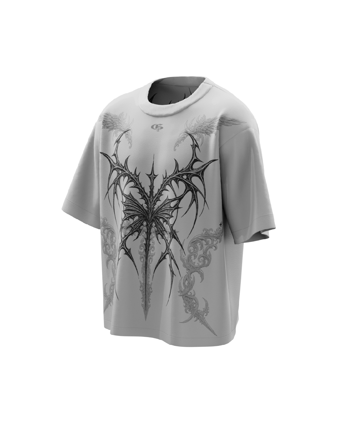 Nemesis Grey Boxy Oversized Tshirt