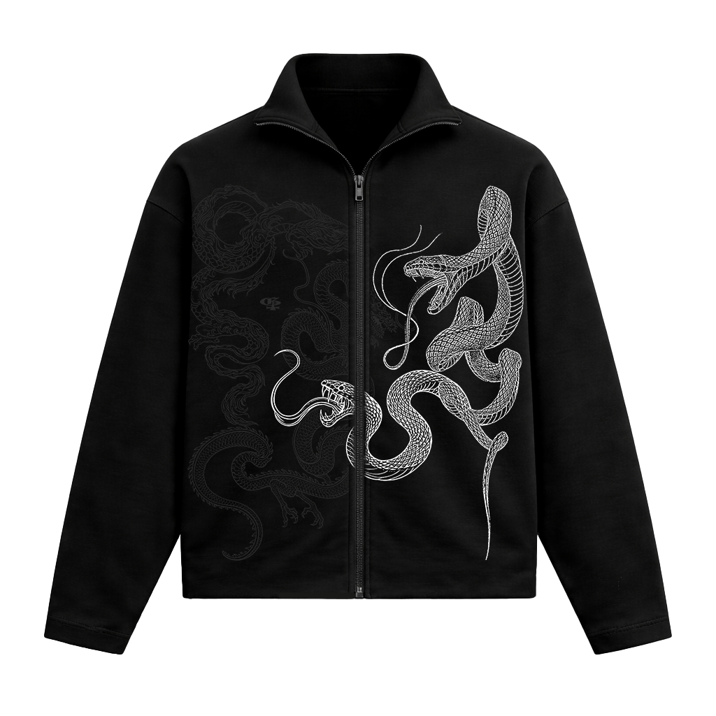 Venom Black Boxy Jacket