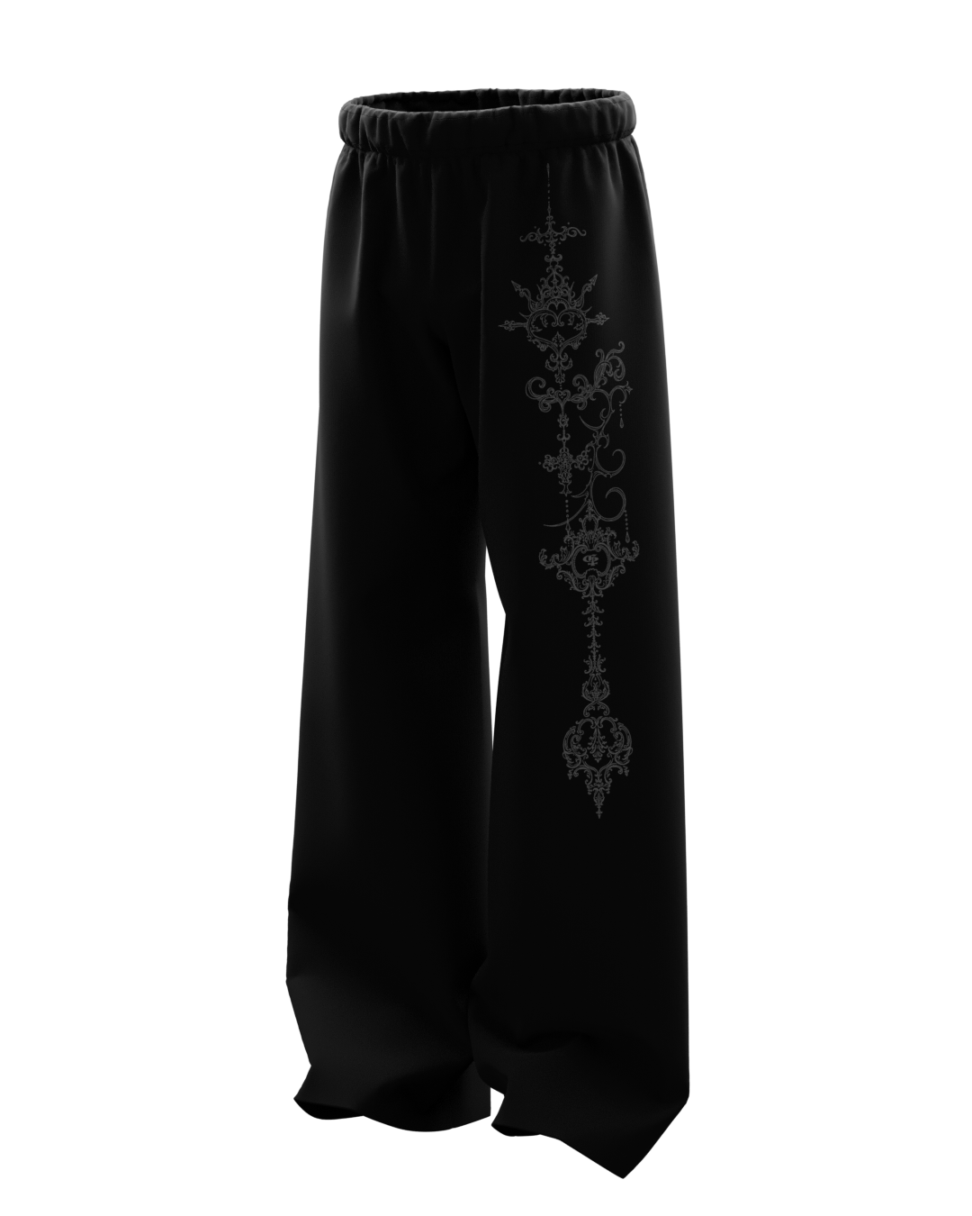 Vigil Black Baggy Pants
