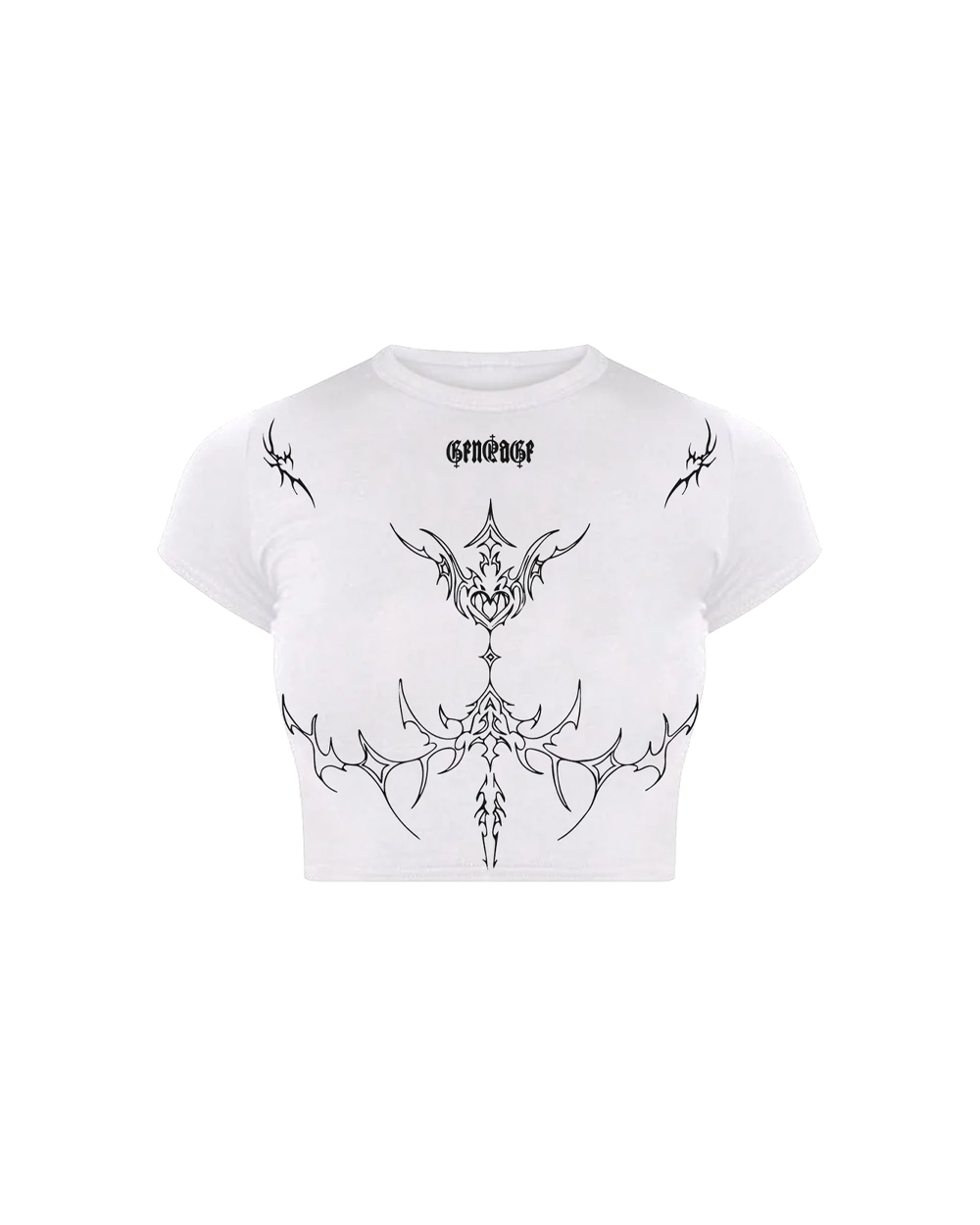 White Chaos Women's Baby Tee