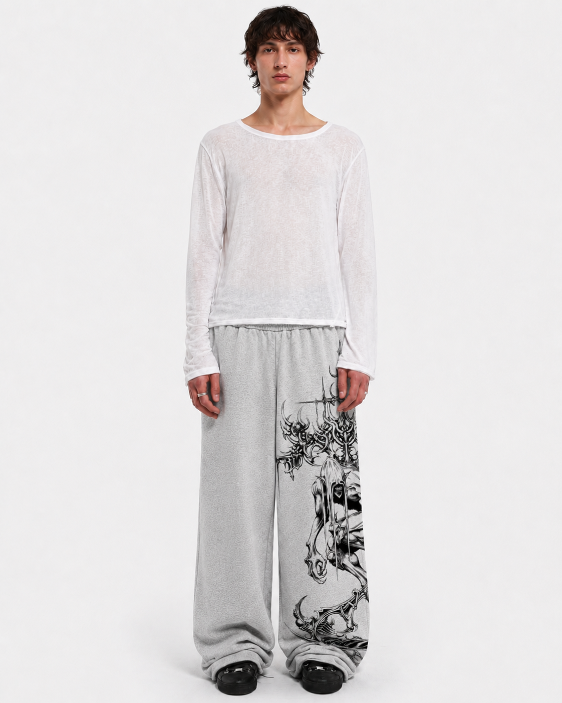 Parasite Grey Baggy Pants