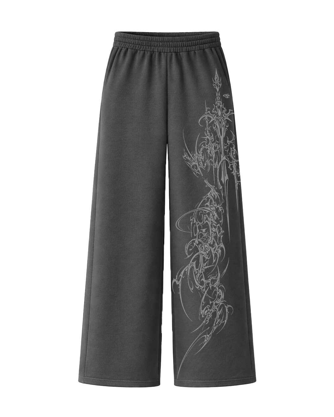 arch-dark-grey-unisex-straight-fit-baggy-pants-genrage-3