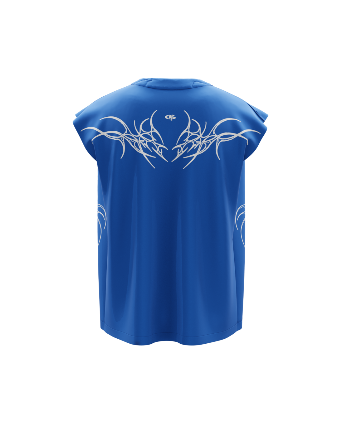 Octagon Royal Blue Boxy Unisex Vest