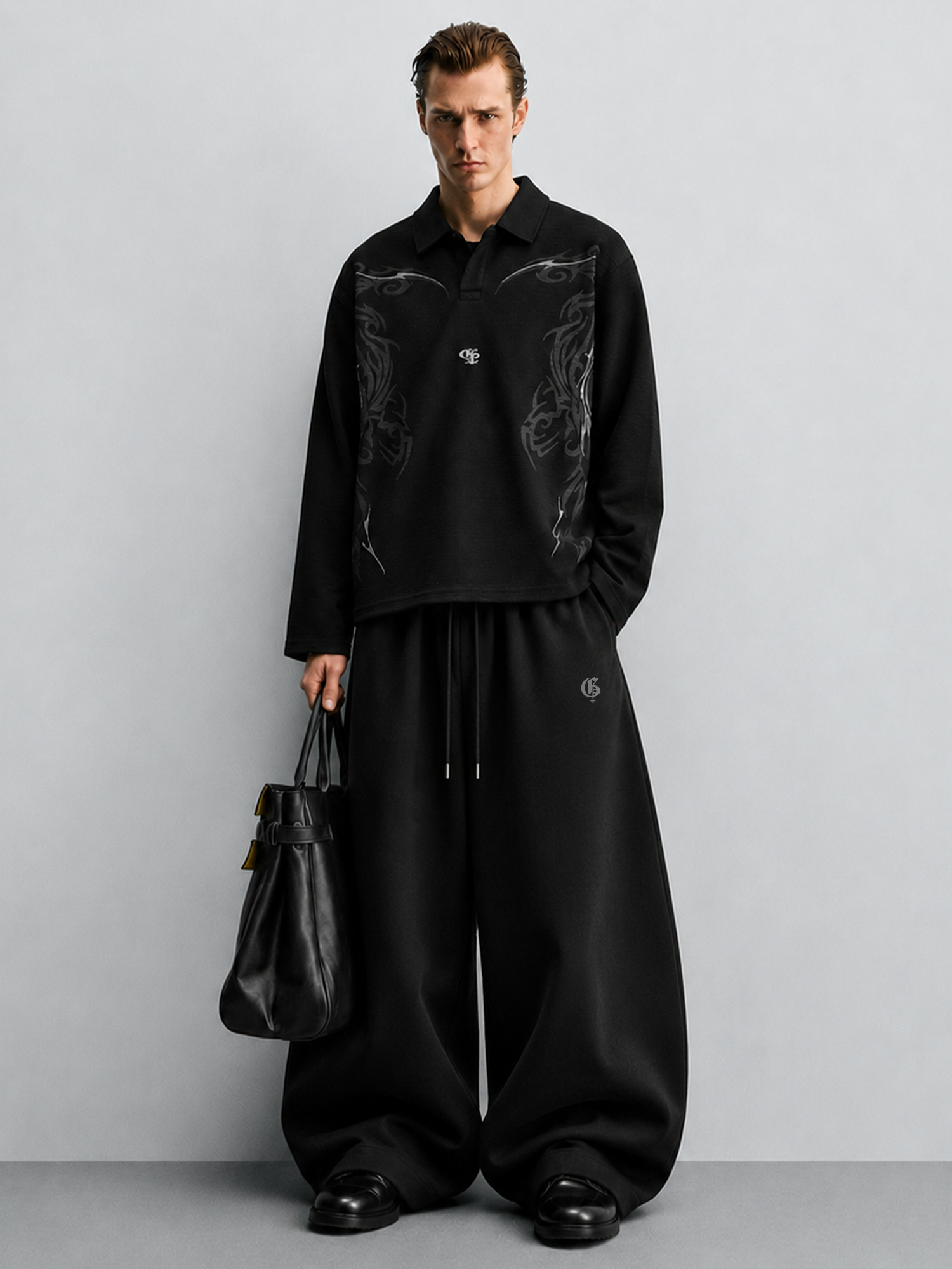 Genrage Black Balloon Pants