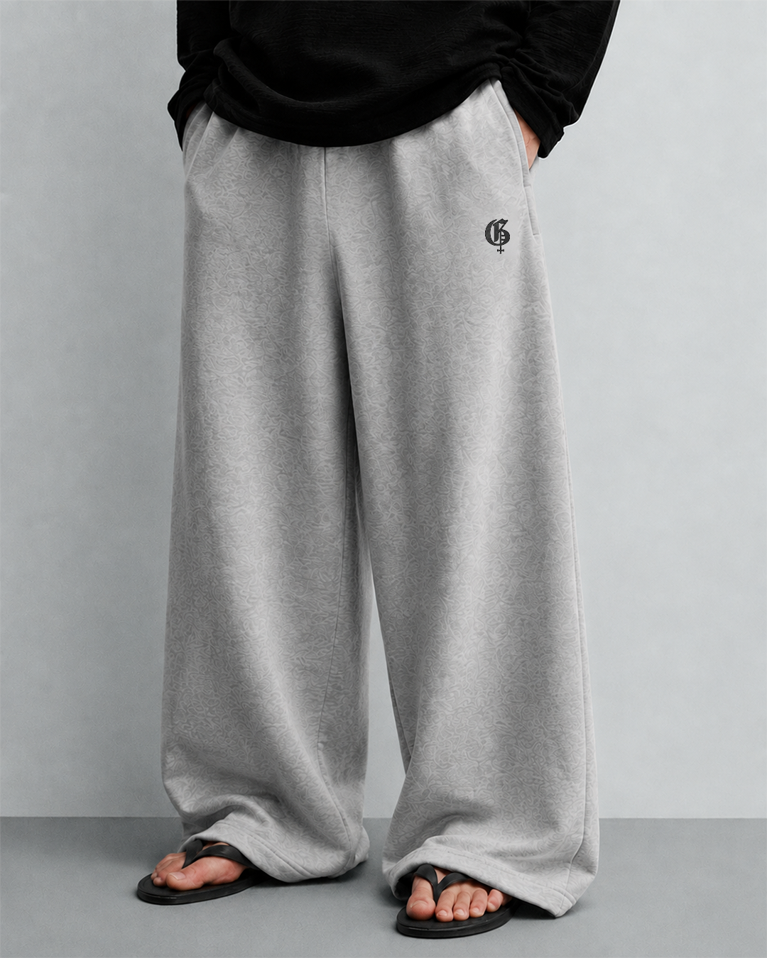 Basic Grey Baggy Pants