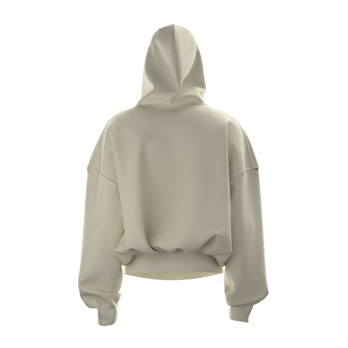 Mutant Beige Boxy Hoodie