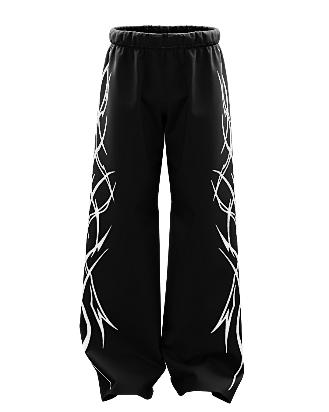 Black Nexus Unisex Straight Baggy Pants