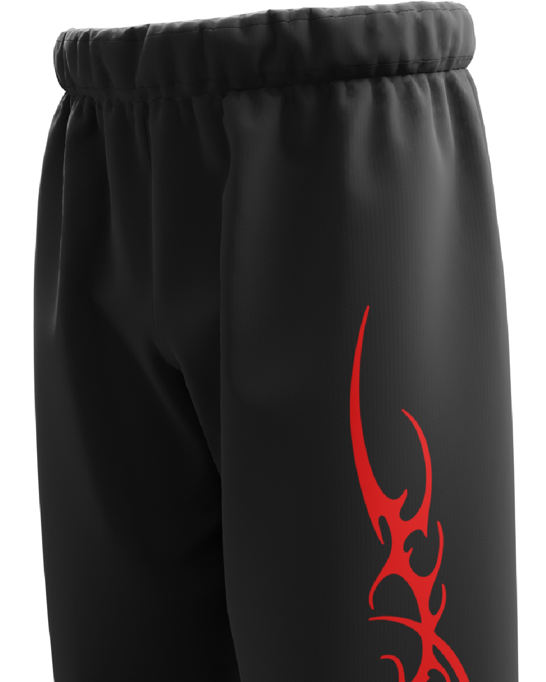 bloodsigil-black-unisex-straight-fit-baggy-pants-genrage-5