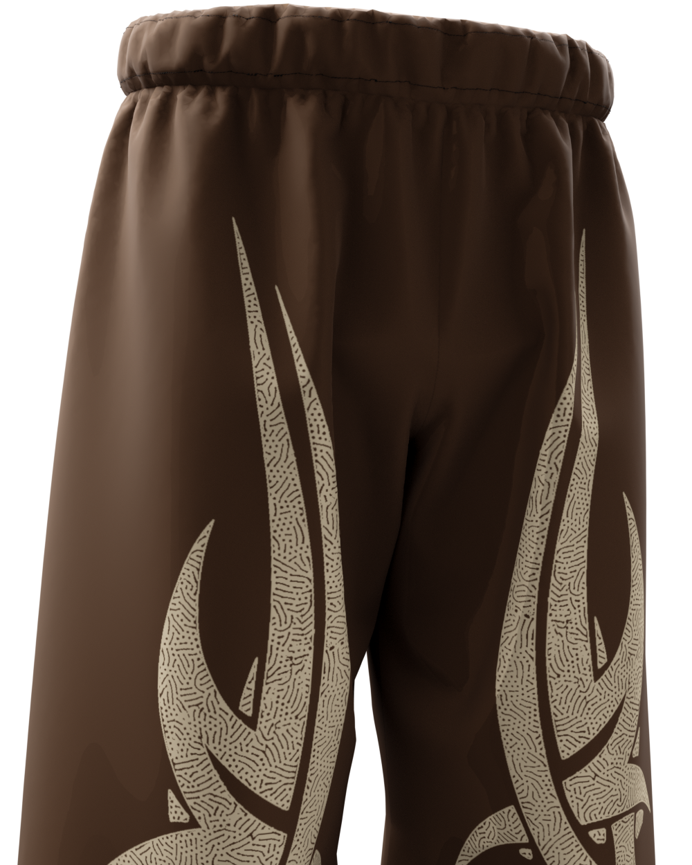 Razor Brown Straight Fit Baggy Pants
