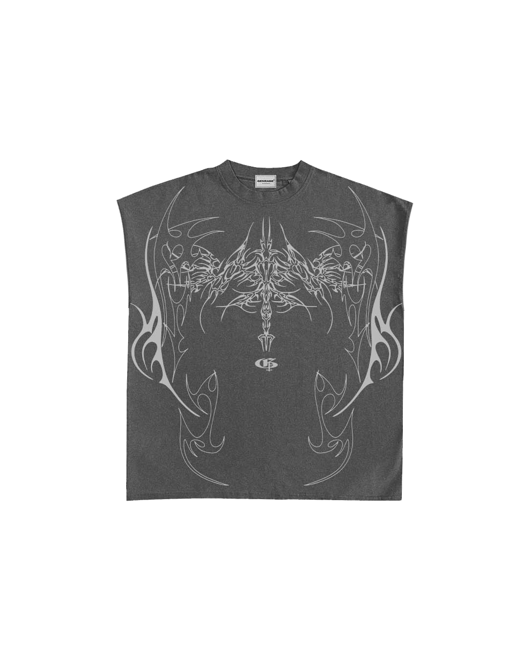 cipher-dark-grey-unisex-boxy-vest-genrage-6