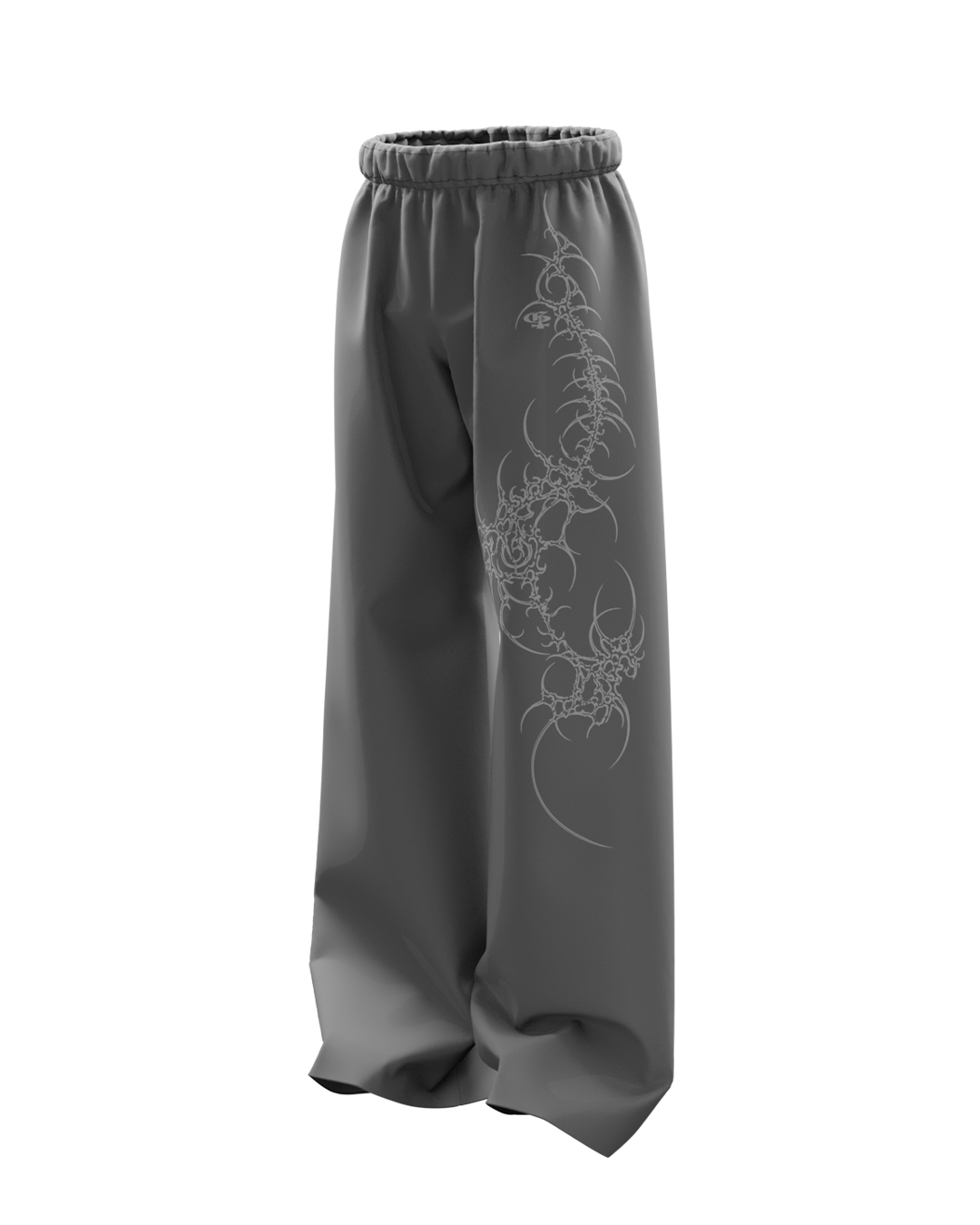 crest-dark-grey-unisex-straight-fit-baggy-pants-genrage-4