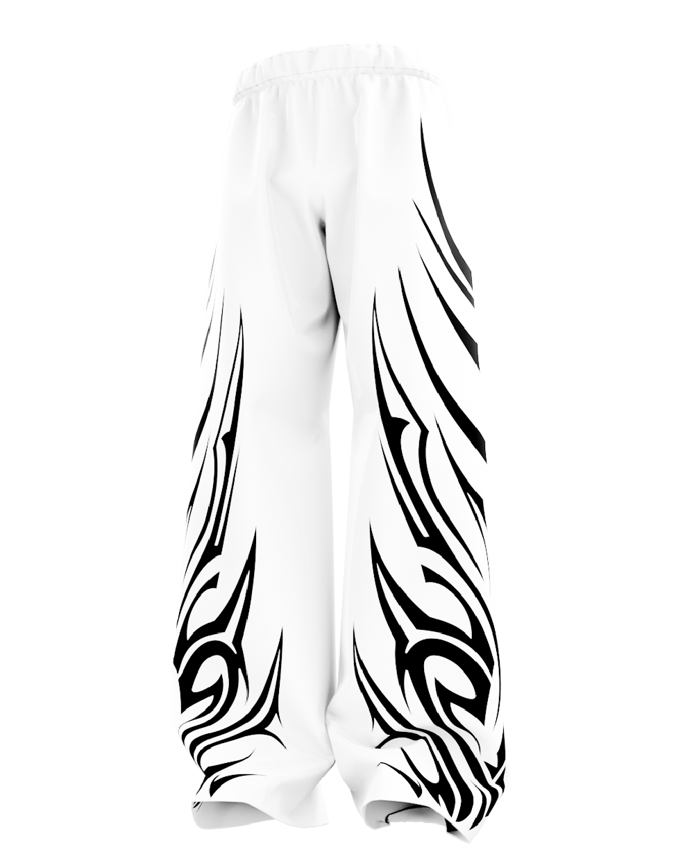 Thorne White Unisex Straight Fit Baggy Pants