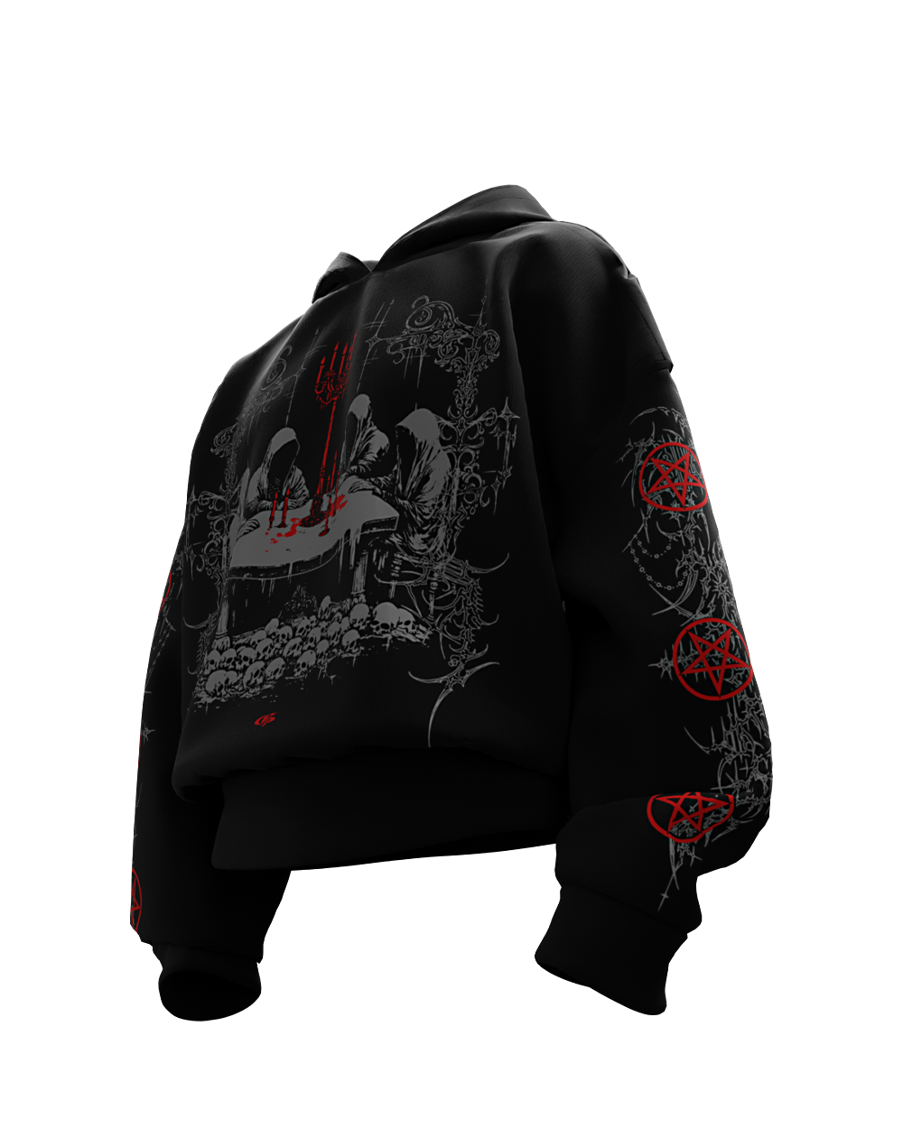 Ritual Black Boxy Oversized Hoodie [PRE-ORDER]