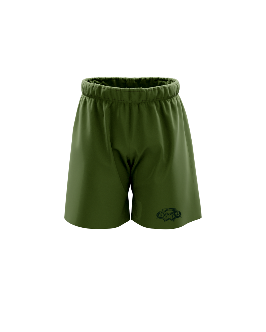 Basic Green Genrage Unisex Shorts