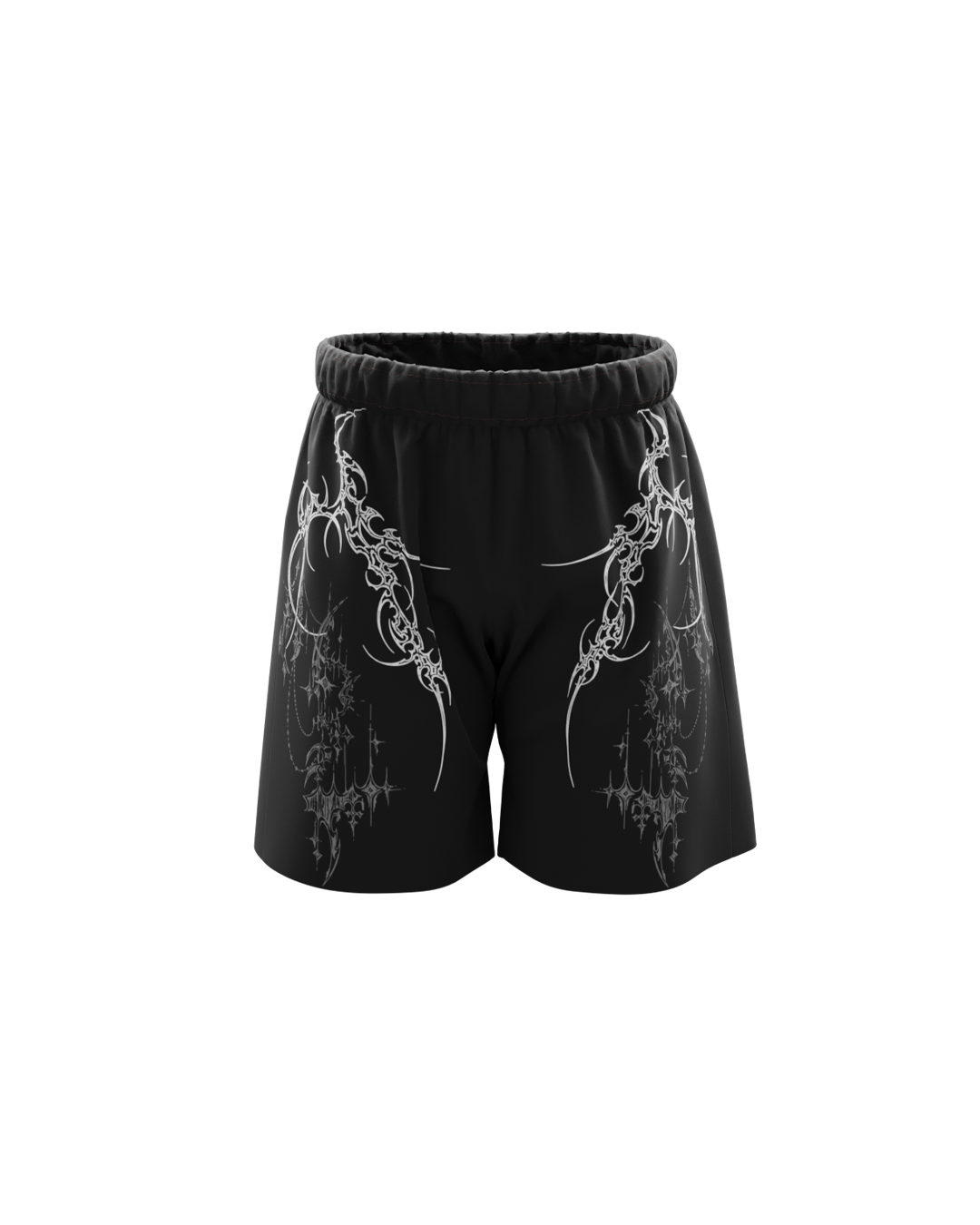 Sigil Black Unisex Shorts
