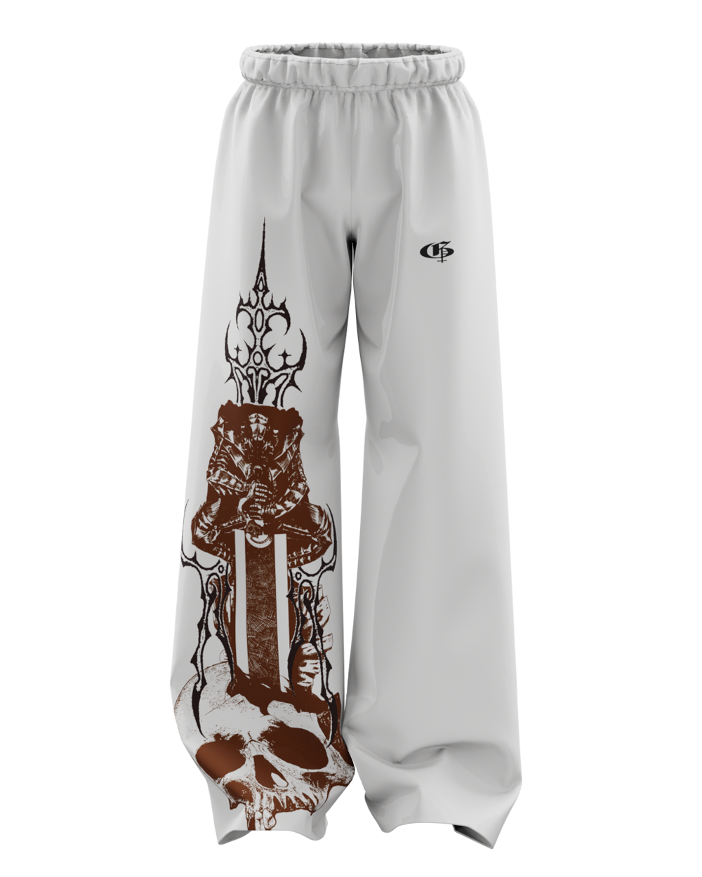 Akira OffWhite Unisex Straight Fit Baggy Pants
