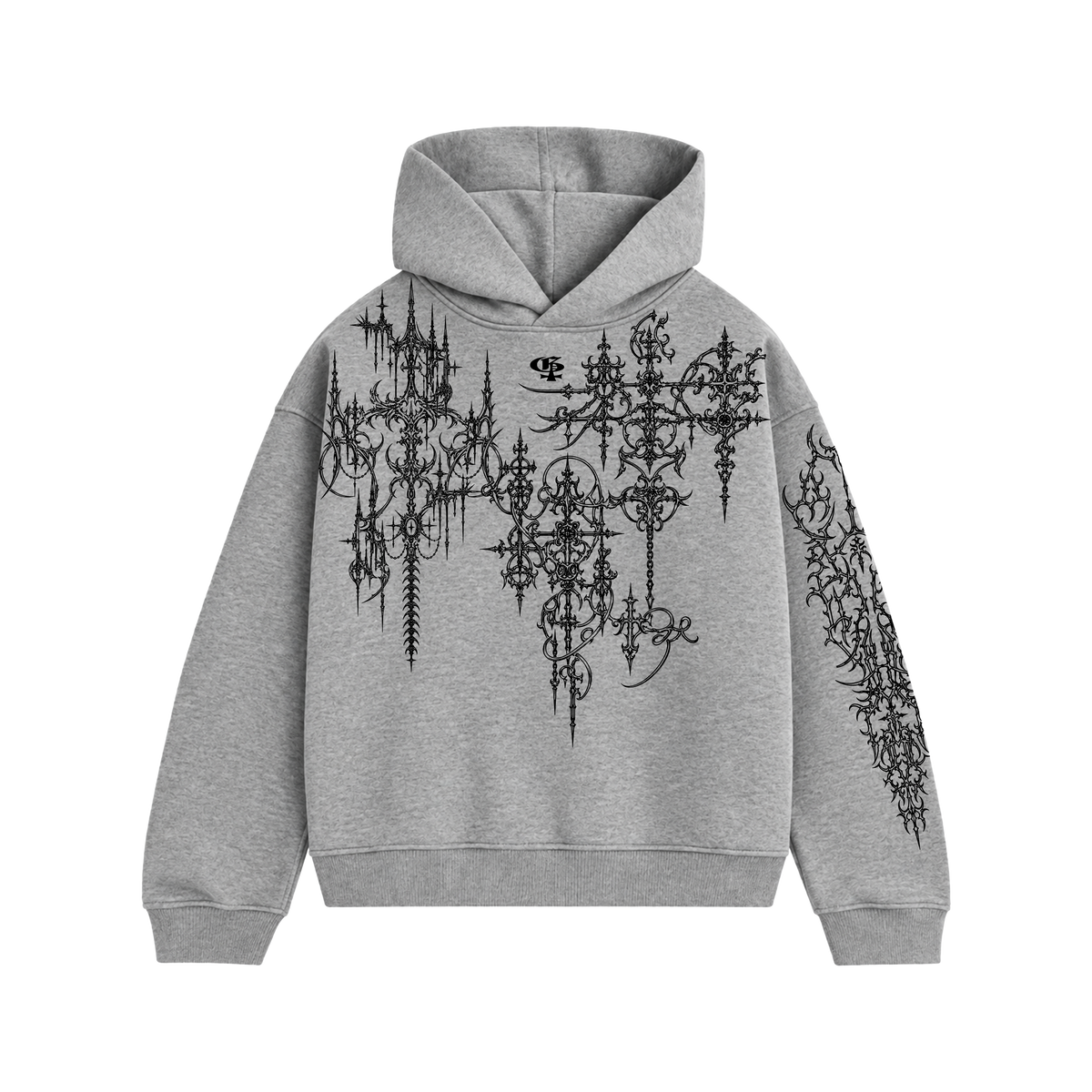 Nexus Melange Boxy Hoodie