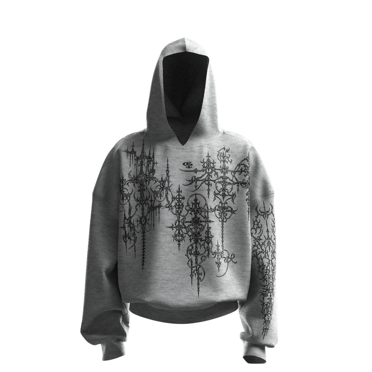 Nexus Melange Boxy Hoodie
