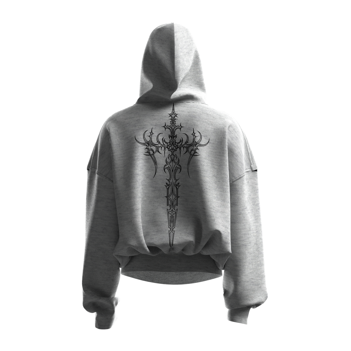 Nexus Melange Boxy Hoodie