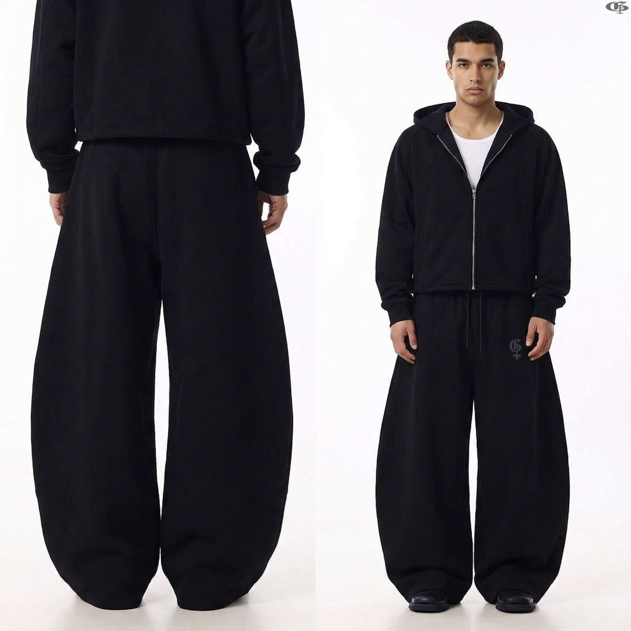 Genrage Black Balloon Supper Baggy Pants