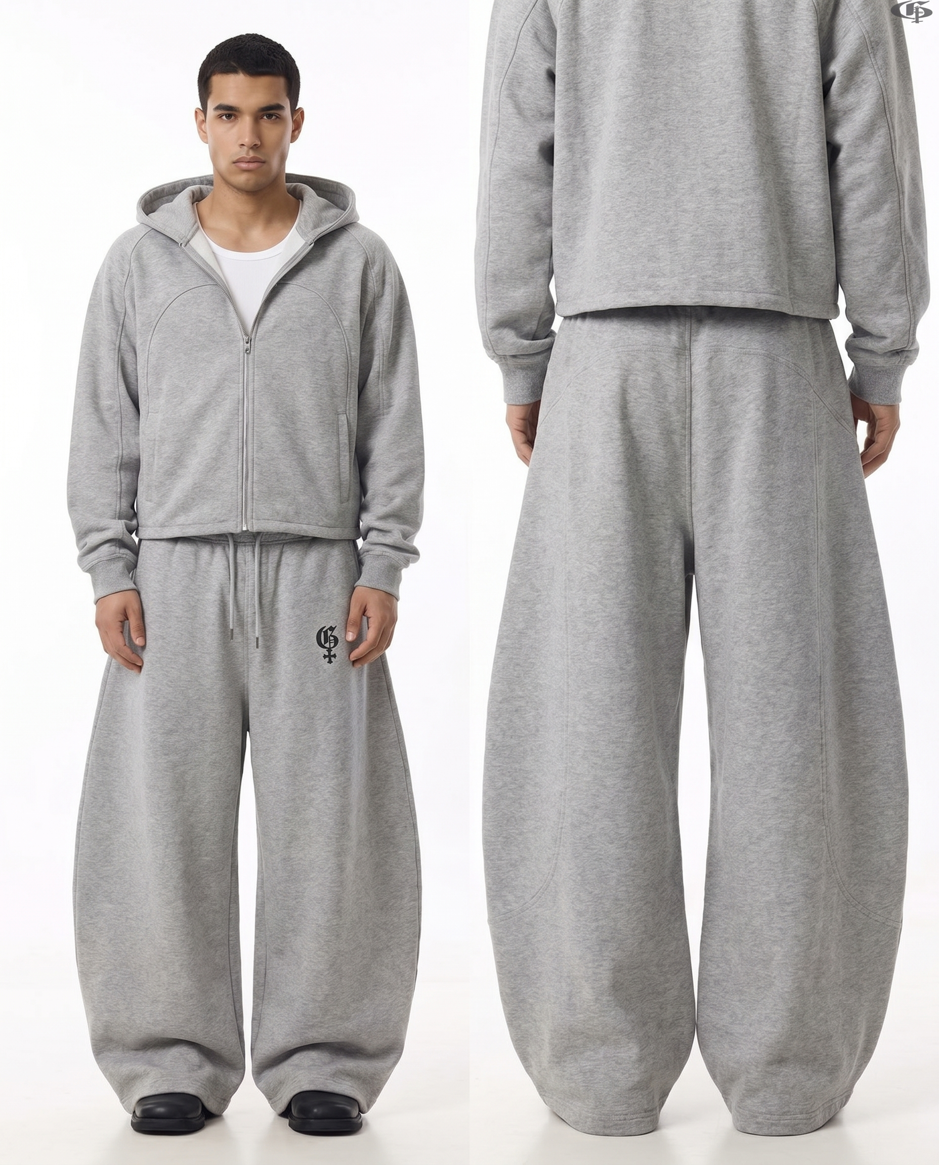 Genrage Melange Balloon Supper Baggy Pants